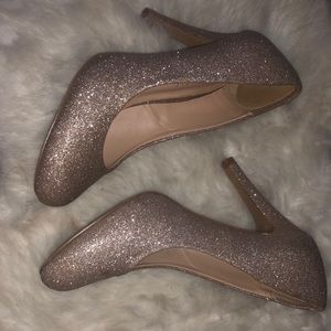 Glittery heels